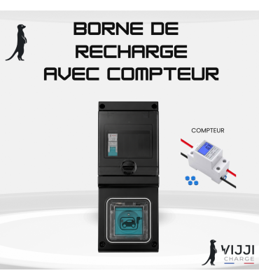 Borne de recharge équipée...